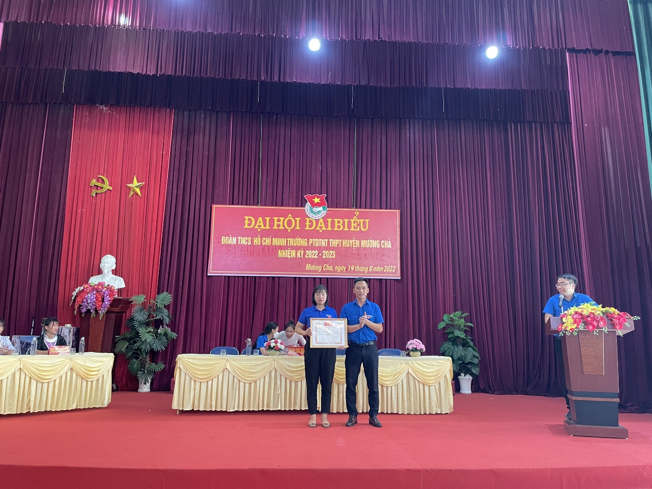 ĐẠI HỘI ĐẠI BIỂU ĐOÀN TNCS HỒ CHÍ MINH TRƯỜNG PTDTNT THPT HUYỆN MƯỜNG CHÀ NHIỆM KỲ 2022-2023